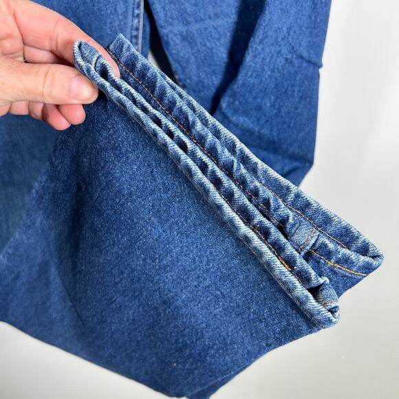 Vintage Levis 505 Jeans Straight Red Tab Made In USA 80s 33 x 33 TAG 34 x 33 - Picture 9 of 9